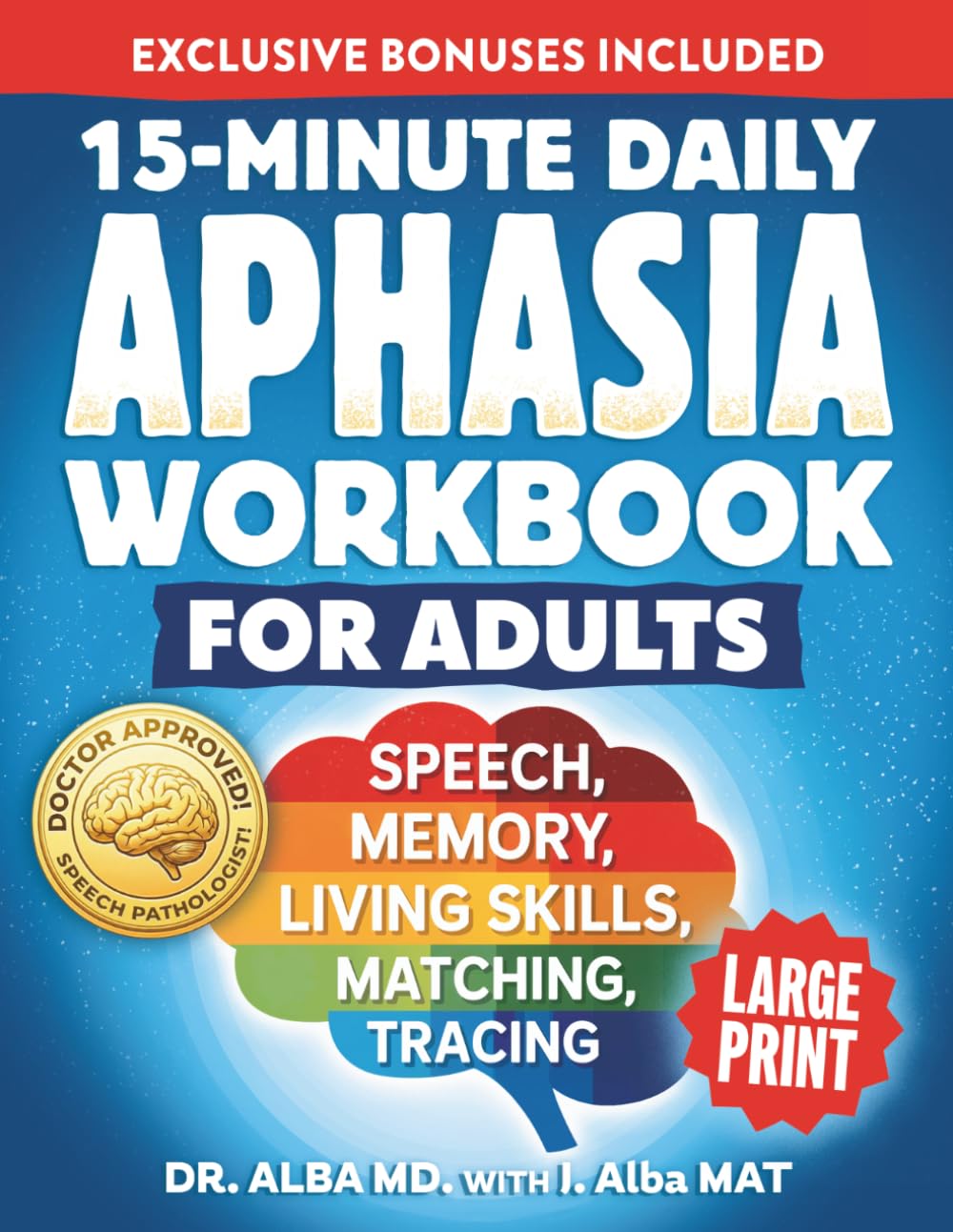 15-Minute Daily Aphasia Workbook for Adults